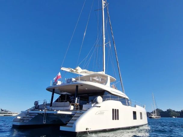Sunreef ANKAWER VI charter bareboat or skippered in  Naples