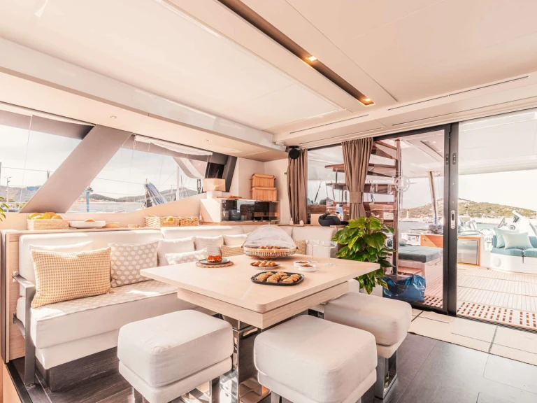 Catamaran hire in Corsica - Fountaine Pajot The Blue Dream