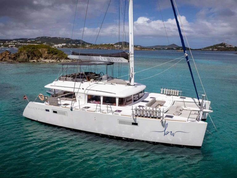 Lagoon BLUEWINDS charter bareboat or skippered in  British Virgin Islands (BVI)