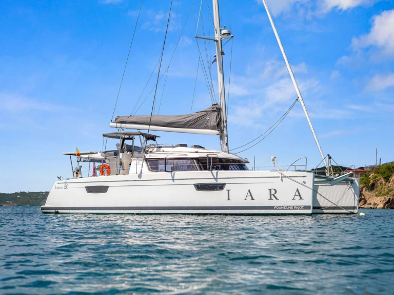 Fountaine Pajot IARA charter bareboat or skippered in  British Virgin Islands (BVI)
