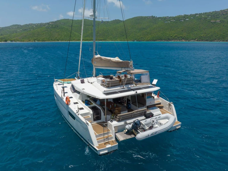 Fountaine Pajot LUNA BLISS charter bareboat or skippered in  British Virgin Islands (BVI)