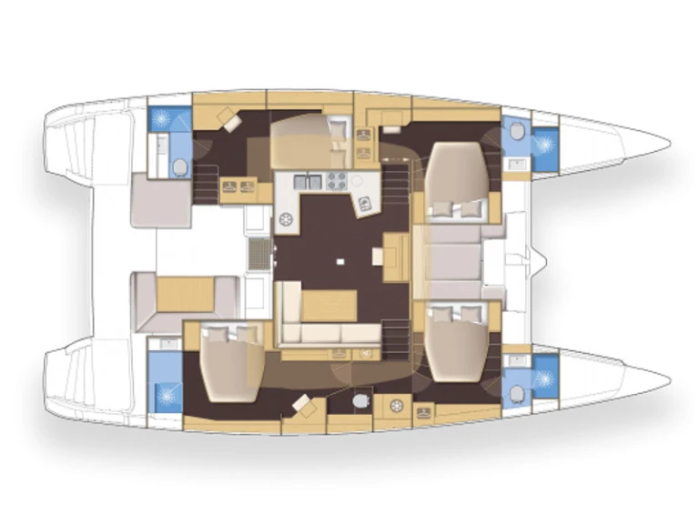 Hire a Lagoon Lagoon 52 F Olbia