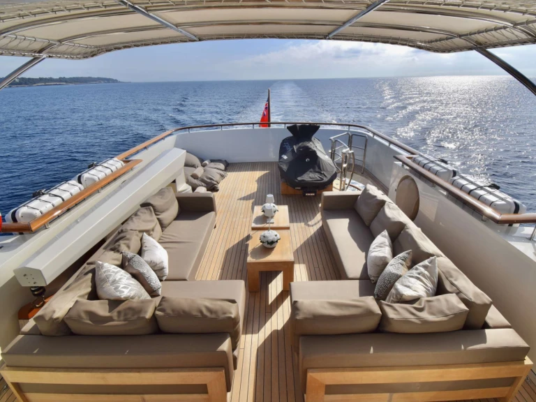 Luxury Yacht hire in Naples -  Custom Built Aluminum Cutter ORIZZONTE