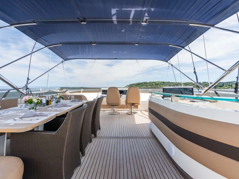 Princess, UK BLUE EYES charter bareboat or skippered in  Antibes