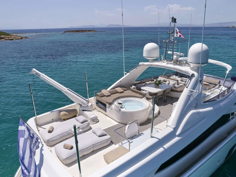 Hire a Ferretti JULIE M Athens