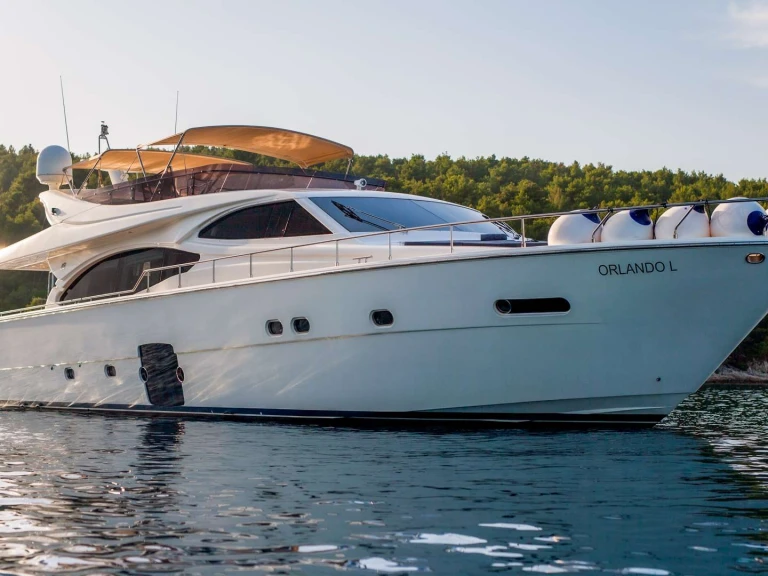 Ferretti ORLANDO L charter bareboat or skippered in  Split