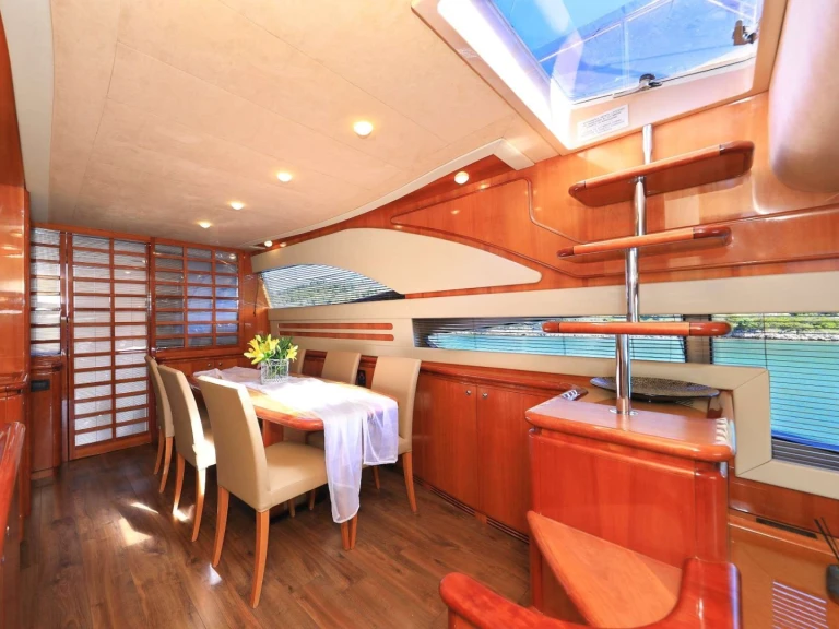 Ferretti LUNA ROSSA charter bareboat or skippered in  Athens