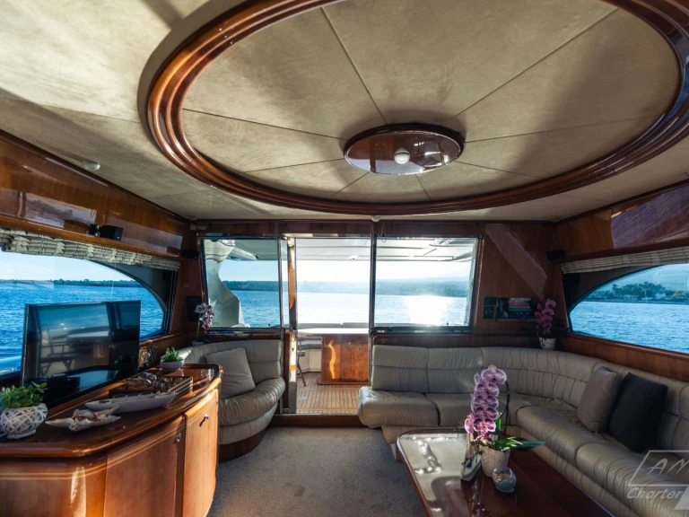 Ferretti Angelica charter bareboat or skippered in  Riposto