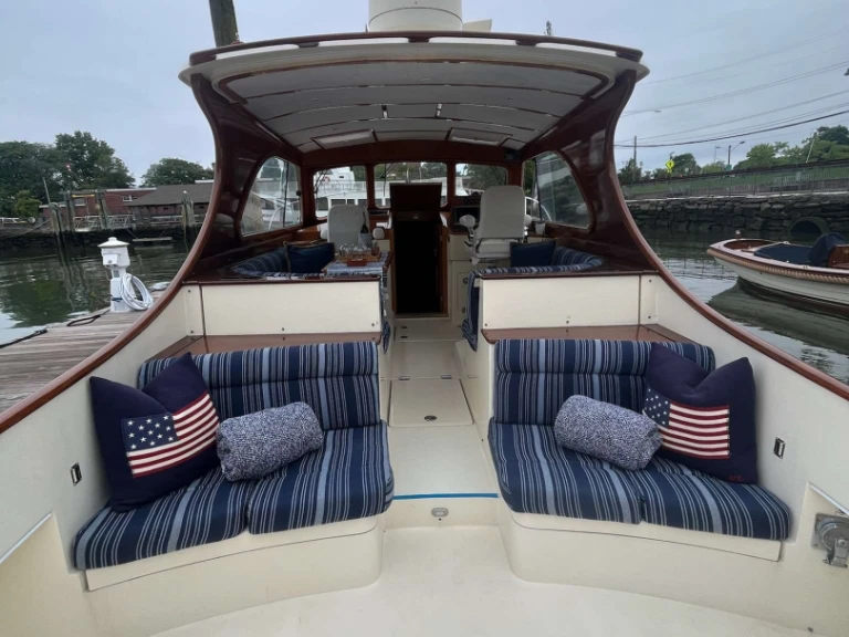 Hinckley MERLIN charter bareboat or skippered in  Oyster Bay