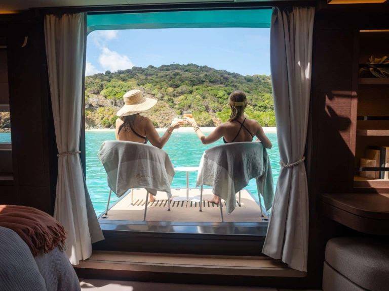 Lagoon AEOLUS 77 charter bareboat or skippered in  British Virgin Islands (BVI)