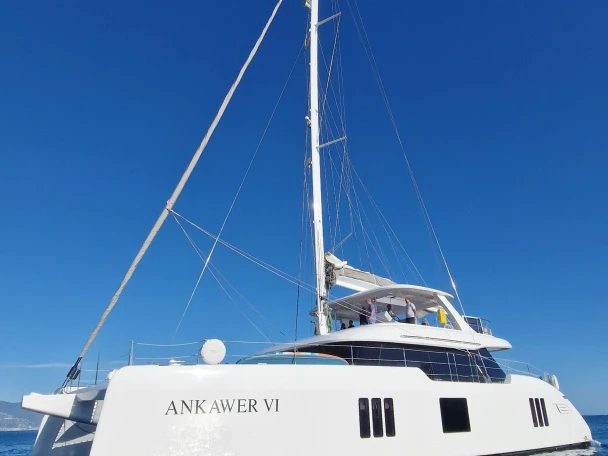 Sunreef ANKAWER VI charter bareboat or skippered in  Naples
