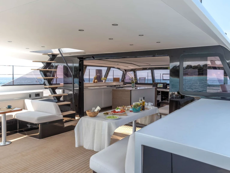 Hire Catamaran Gunboat with a boat licence