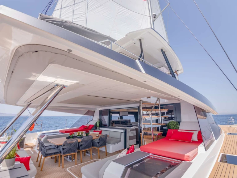Fountaine Pajot ASTORIA charter bareboat or skippered in  Piraeus