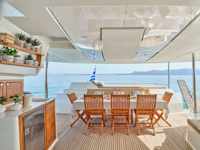 Fountaine Pajot HIGH FIVE charter bareboat or skippered in  Néa Péramos