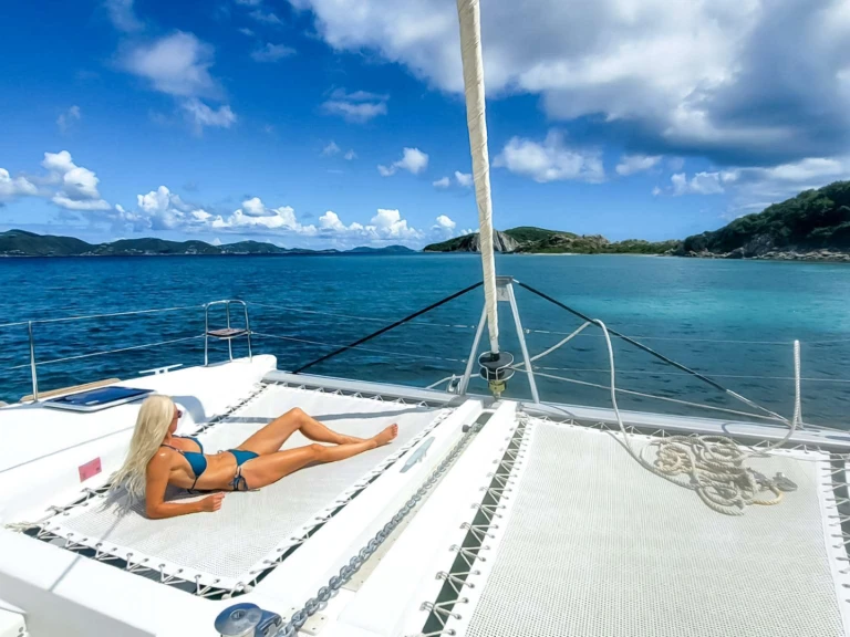 Lagoon NEON MOON charter bareboat or skippered in  Tortola