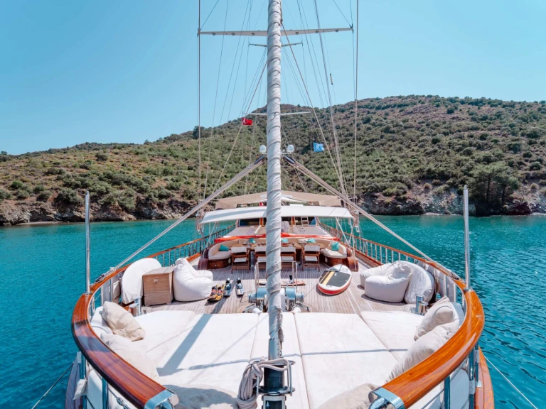 Custom Gulet-Motor Sailor Lycian Queen charter bareboat or skippered in  Fethiye
