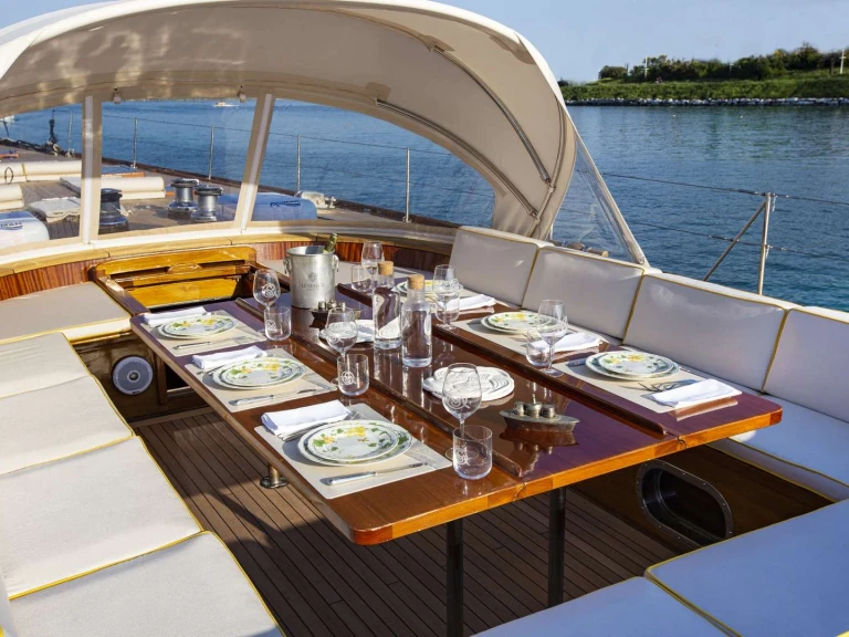 Sangermani QUARTA SANTA MARIA charter bareboat or skippered in  Naples