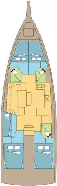 Sailboat hire in Parham Town - Jeanneau Sun Odyssey 455