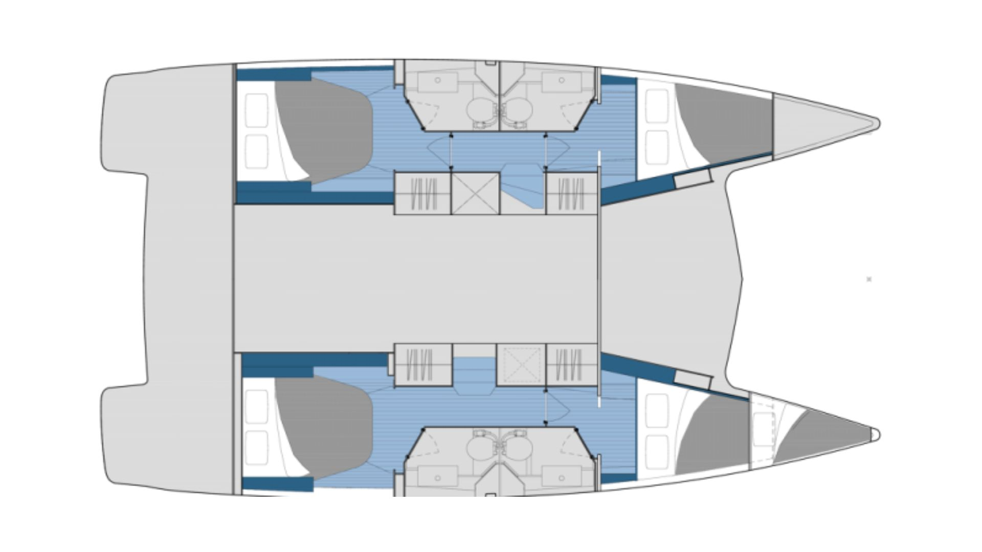 Catamaran to hire Cagliari at the best price