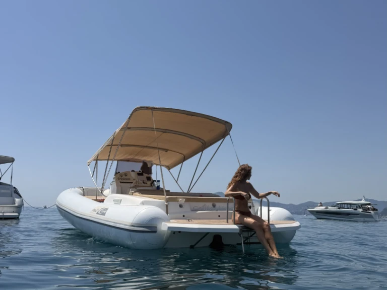 Sea prop Rib 27 10mt charter bareboat or skippered in  Rapallo