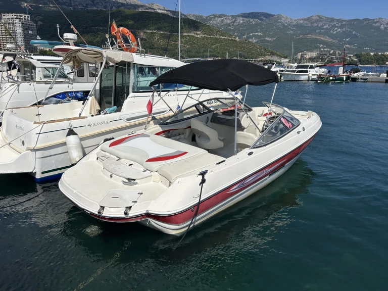 Stingray 208LR charter bareboat or skippered in  Budva