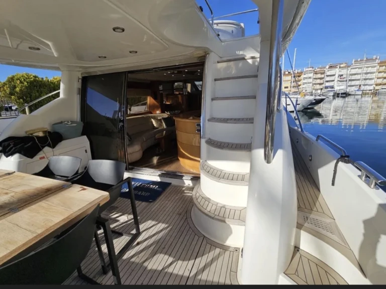 Sunseeker Manhattan 74 MK II charter bareboat or skippered in  Golfe-Juan