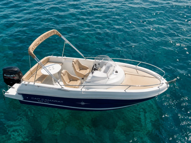 Jeanneau Cap Camarat 555 WA charter bareboat or skippered in  Mandelieu-la-Napoule