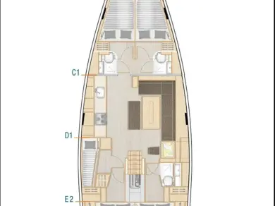 Hire Sailboat with or without skipper Hanse Lefkáda