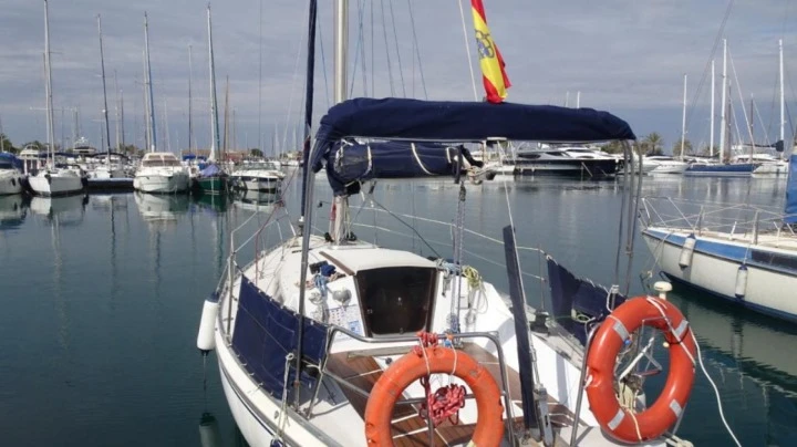 Jeanneau Aquila charter bareboat or skippered in  La Manga