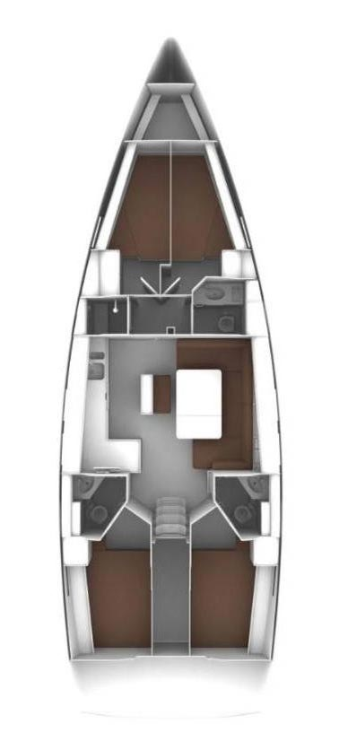 Bavaria Cruiser 46 charter bareboat or skippered in  Split