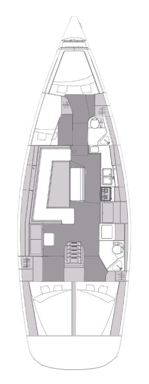 Sailboat hire in Murter-Kornati - Elan Impression 45.1