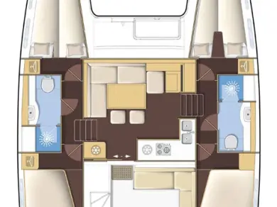 Lagoon Lagoon 400 S2 charter bareboat or skippered in  Šibenik