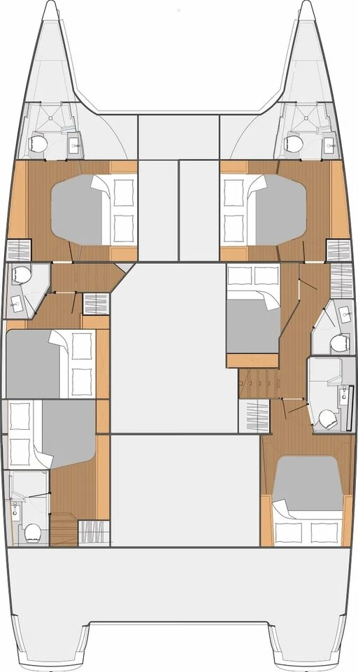 Catamaran hire in Palma de Mallorca - Fountaine Pajot Saba 50