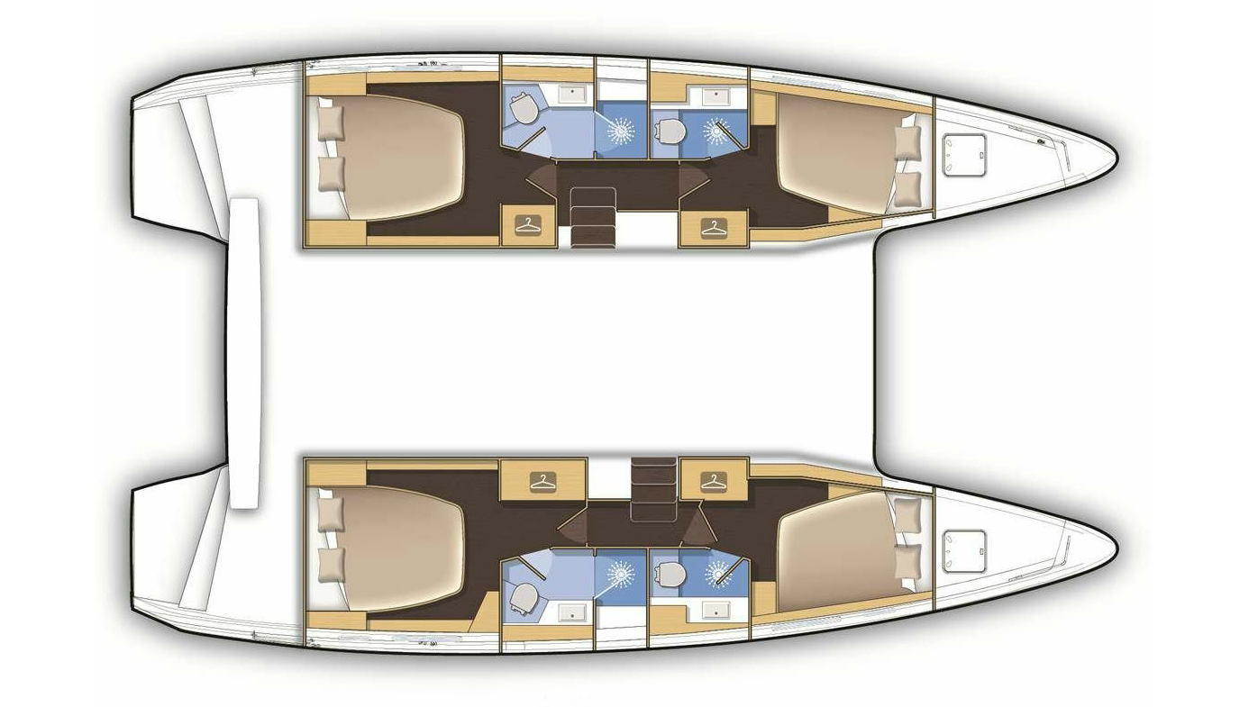 Hire Catamaran with or without skipper Lagoon Deme of Volos