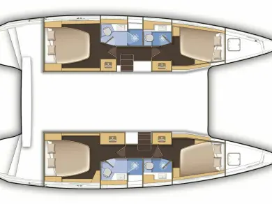 Hire Catamaran with or without skipper Lagoon Deme of Volos