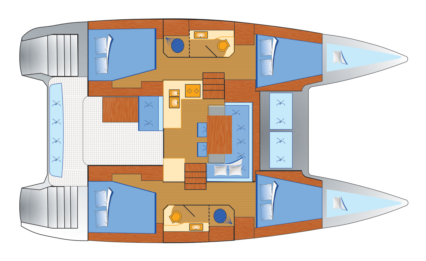 Yacht hire Punat cheap Lagoon 40
