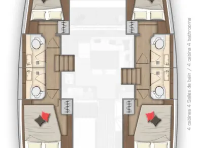 Hire Catamaran Lagoon with a boat licence