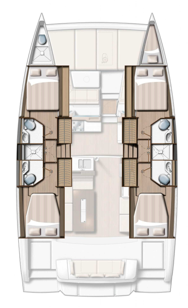 Hire Catamaran with or without skipper Bali Rogoznica