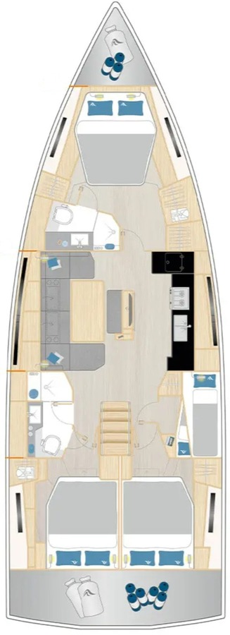 Yacht charter Pomer - Hanse Hanse 460 on SamBoat