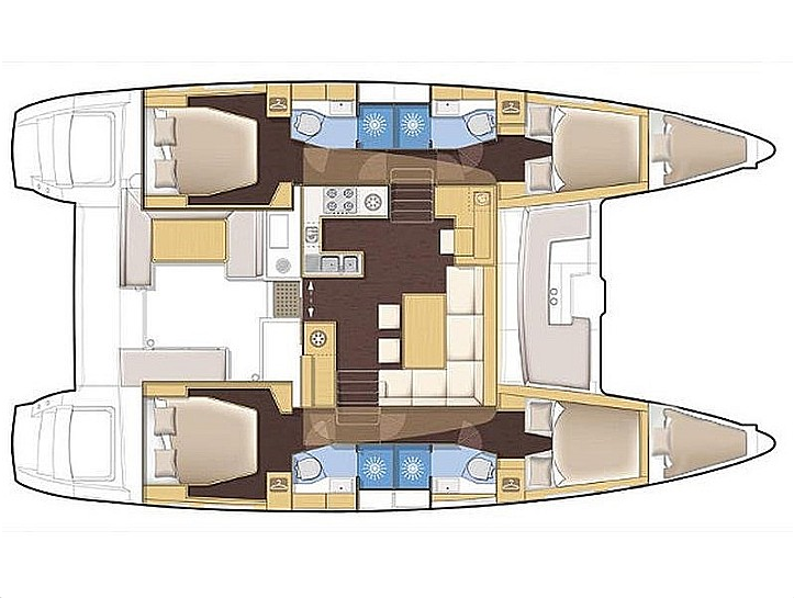 Yacht charter Alimos - Lagoon Lagoon 450 F on SamBoat