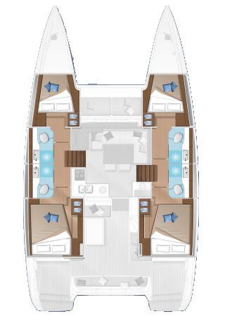 Catamaran hire in Split - Lagoon Lagoon 40