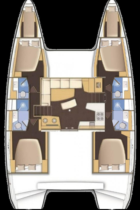 Yacht charter Gouvia - Lagoon Lagoon 42 on SamBoat