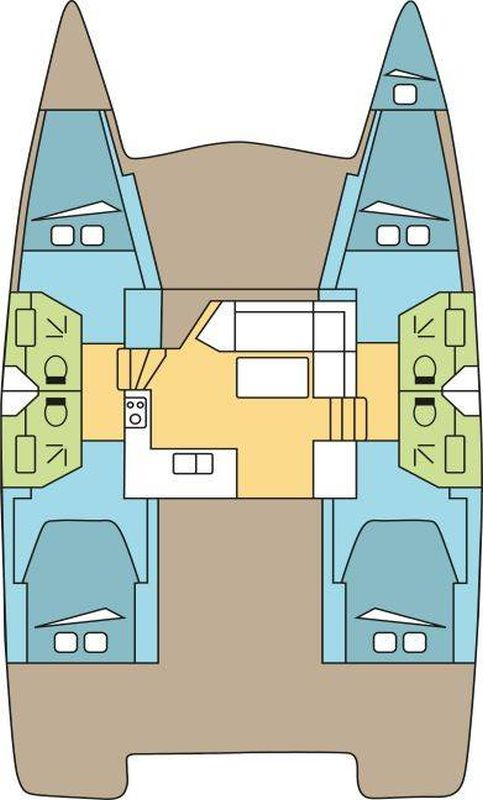 Catamaran hire in Parham Town - Fountaine Pajot Isla 40