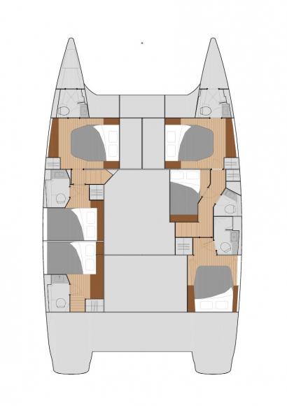Hire Catamaran with or without skipper Fountaine Pajot Seget Donji