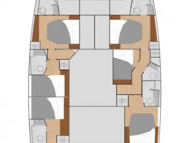 Hire Catamaran with or without skipper Fountaine Pajot Seget Donji