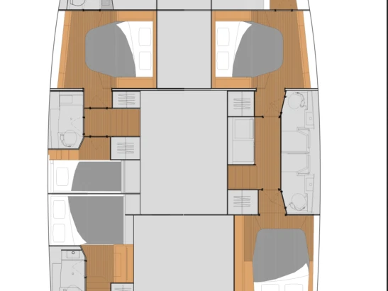 Fountaine Pajot Tanna 47 charter bareboat or skippered in  Marsh Harbour