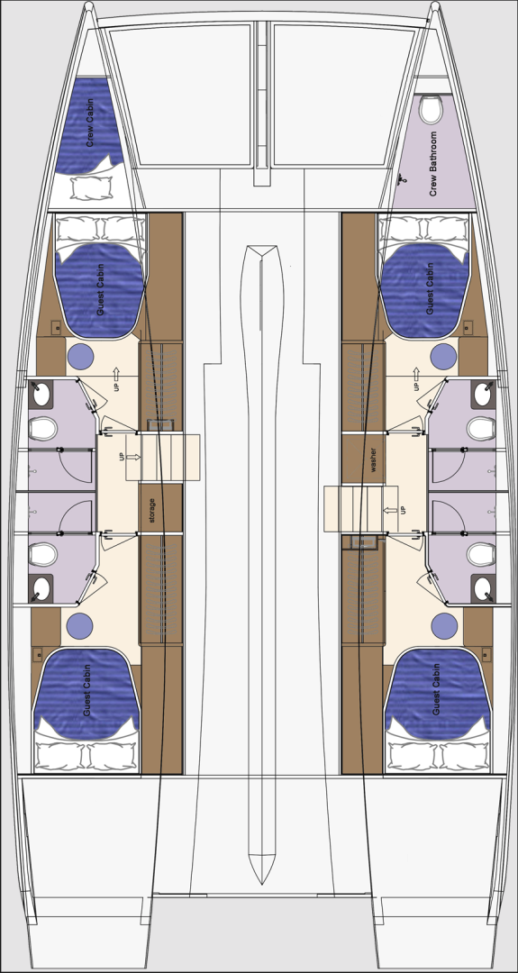 Hire Catamaran with or without skipper HeySea Marsh Harbour