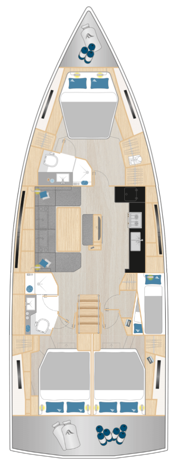 Yacht charter Marseille - Hanse Hanse 460 on SamBoat