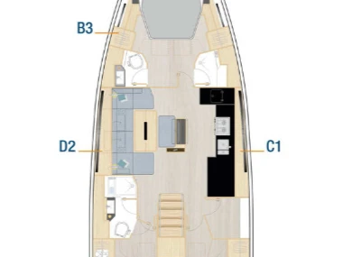 Yacht hire Marseille cheap Hanse 510