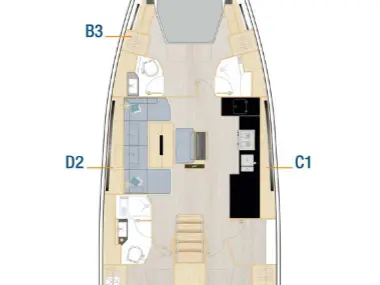 Yacht hire Marseille cheap Hanse 510